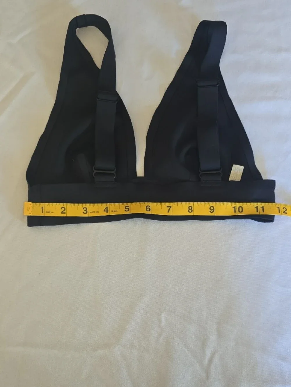 Free People Black V-Neck Wireless Bralette